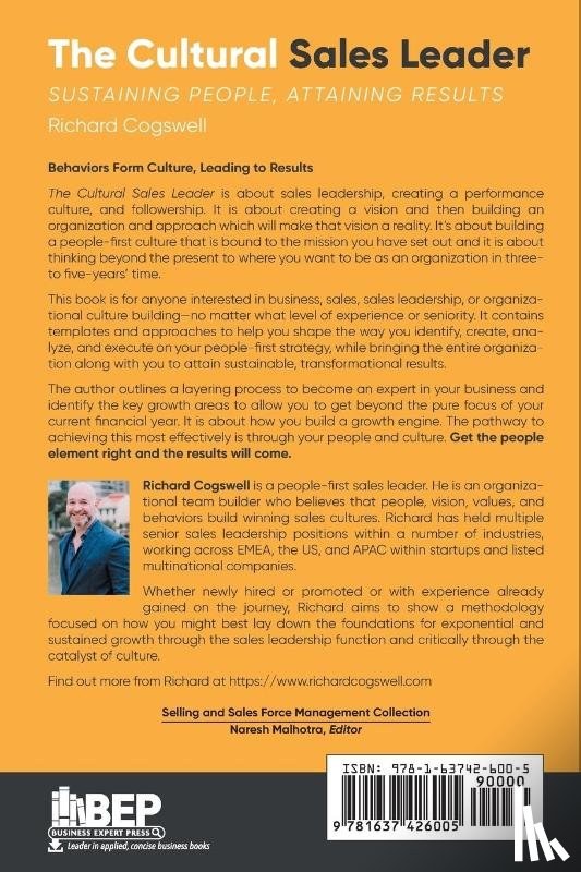 Cogswell, Richard - The Cultural Sales Leader