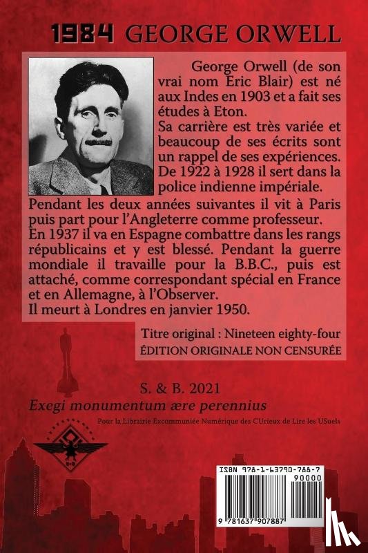 Orwell, George, Blair, Eric Arthur - 1984