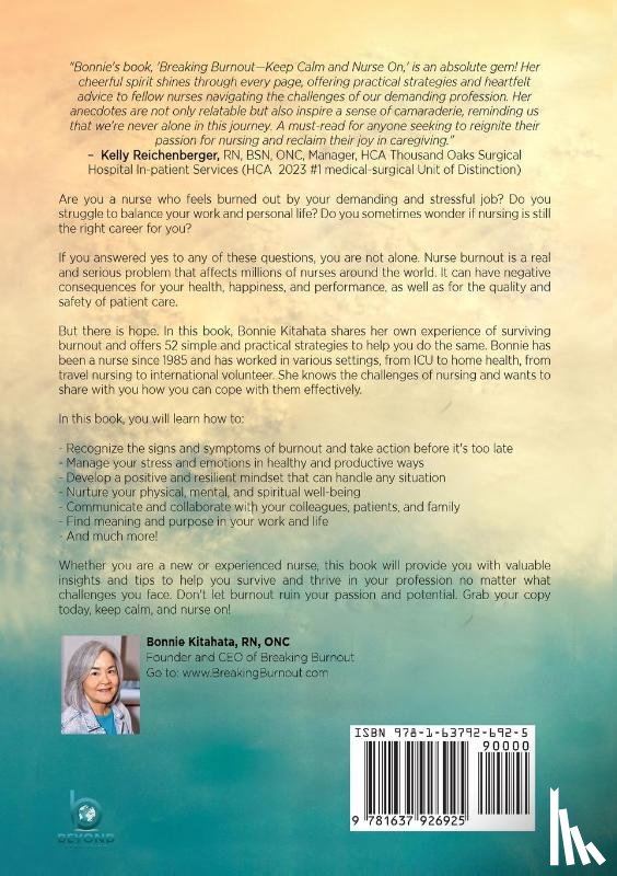 Kitahata, Bonnie - BREAKING BURNOUT Keep Calm and Nurse On