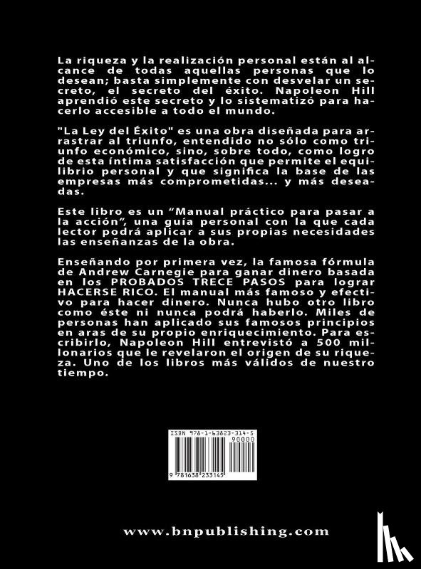 Hill, Napoleon - La Ley del Exito (the Law of Success)