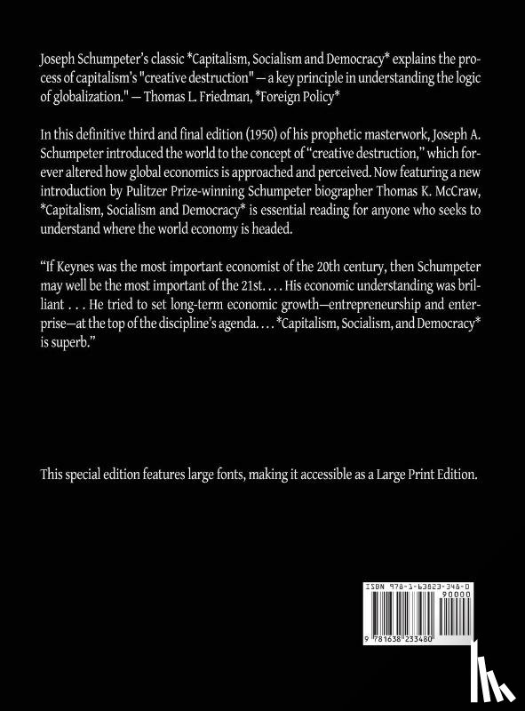 Schumpeter, Joseph A. - Capitalism, Socialism, and Democracy