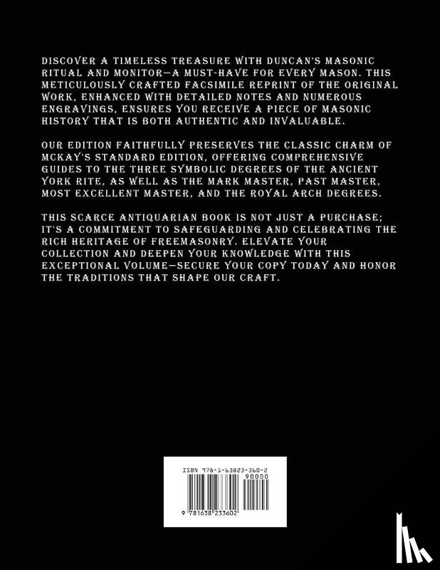 Duncan, Malcolm C. - Duncan's Ritual of Freemasonry