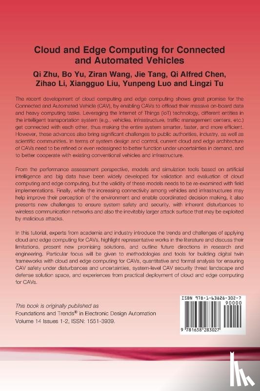 Zhu, Qi, Yu, Bo, Wang, Ziran - Cloud and Edge Computing for Connected and Automated Vehicles