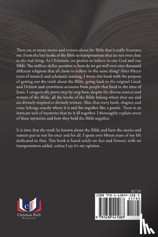 Ahrens, Glenn - Mysteries of the Bible