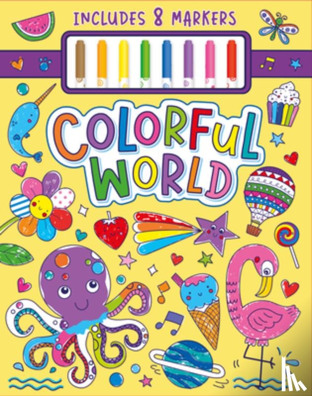 Publishing, Kidsbooks - Colorful World Coloring Kit [With Marker]