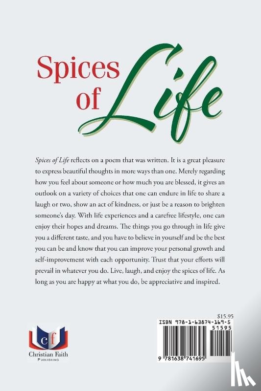Burgess, Jessie R - Spices of Life