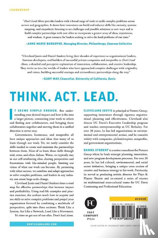 Justis, Cleveland, Student, Daniel - Don't Lead Alone