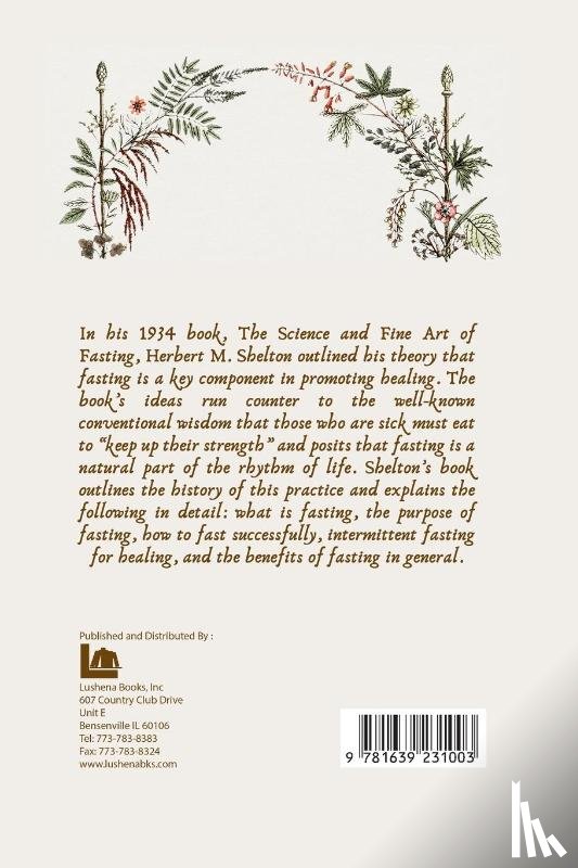 Shelton, Herbert M - The Science and Fine Art of Fasting Paperback