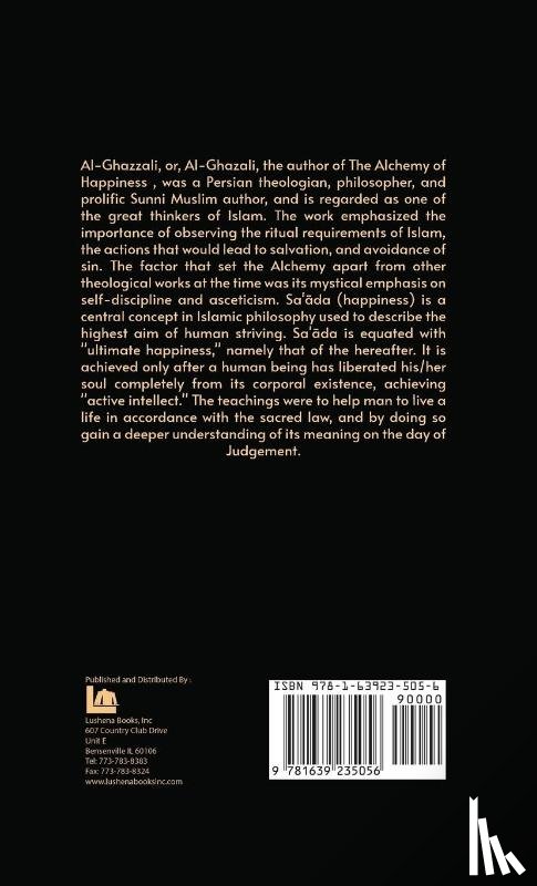 Al-Ghazzali - The Alchemy Of Happiness Hardcover