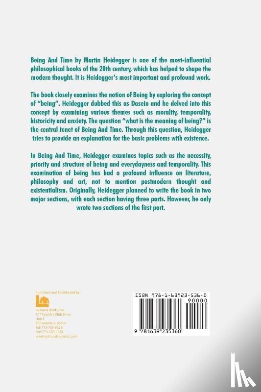 Martin Heidegger - Being and Time