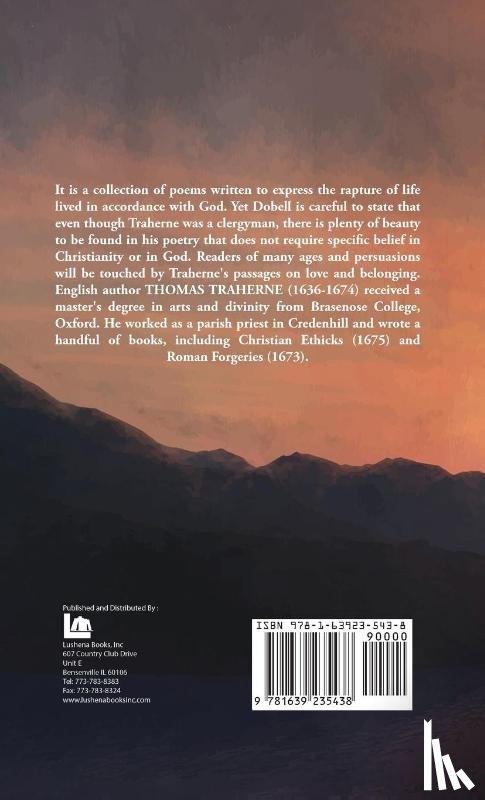 Thomas Traherne - Centuries of Meditations HARDCOVER