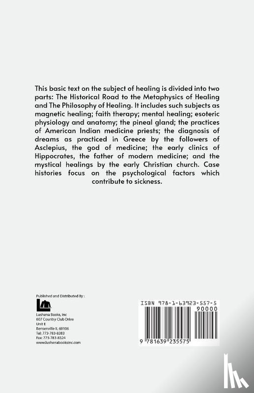 Manly P. Hall - Healing