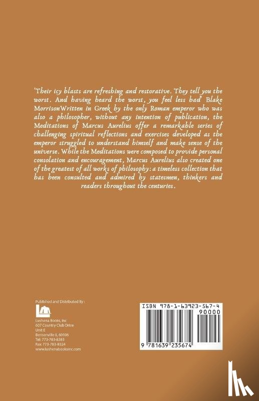 Marcus Aurelius - The Meditations of the Emperor Marcus Aurelius Antoninus