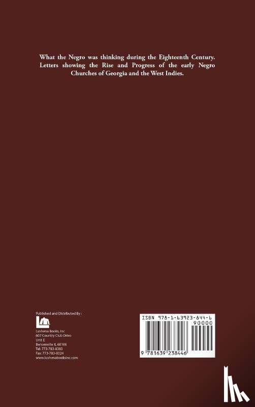 Association - The Journal of Negro History, 1917 by Association for the Study of Negro Life and History Volume 1