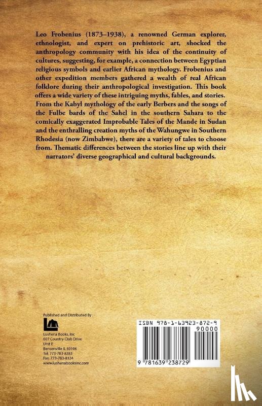 Leo Frobenius, Douglas C. Fox - African Genesis