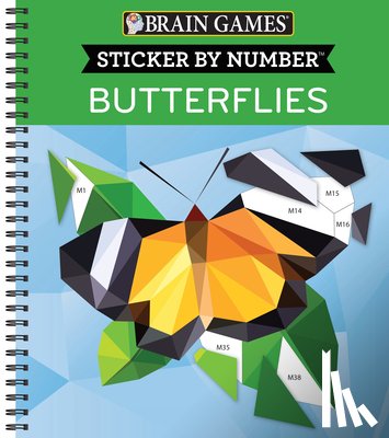 Publications International Ltd - BRAIN GAMES - STICKER BY NUMBE