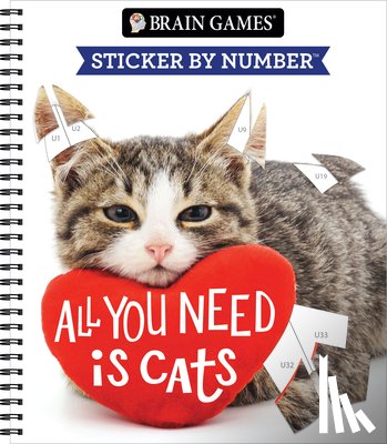 Publications International Ltd, New Seasons, Brain Games - Publications International Ltd: Brain Games - Sticker by Num