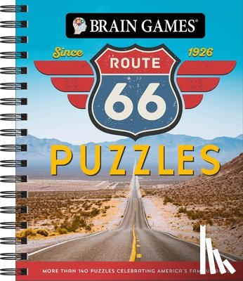 Publications International Ltd - Brain Games - Route 66 Puzzles: More Than 140 Puzzles Celebrating America's Famous Road