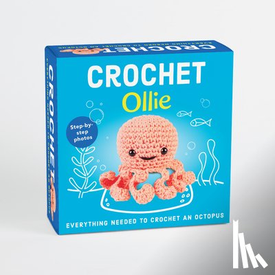 Publications International Ltd - Pil Crochet Kit for Beginners - Ollie the Octopus Amigurumi - Complete DIY Kit with Step-By-Step Instructions, Yarn, Hook, Safety Eyes & Stuffing - Ma