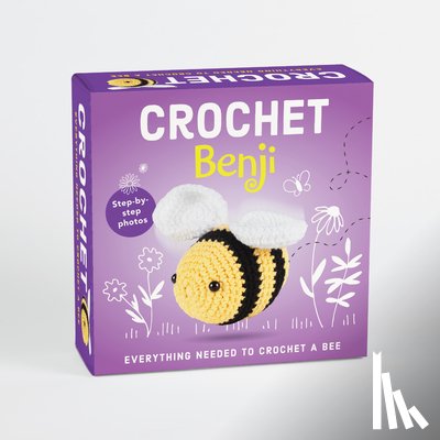 Publications International Ltd - Pil Crochet Kit for Beginners - Benji the Bee Amigurumi - Complete DIY Kit with Step-By-Step Instructions, Yarn, Hook, Safety Eyes & Stuffing - Make a
