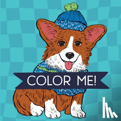 New Seasons - Color Me! Dogs - Keepsake Coloring Books Compact Edition with Dog Quotes 7x7 Inches Portable Coloring Book for Dog Lovers, Adults & All Ages