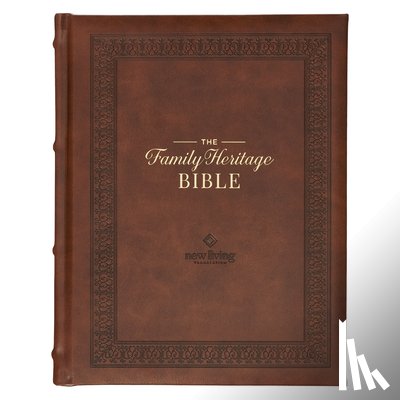 Christian Art Gifts - Nlt, the Family Heritage Bible (Hardcover, Brown)