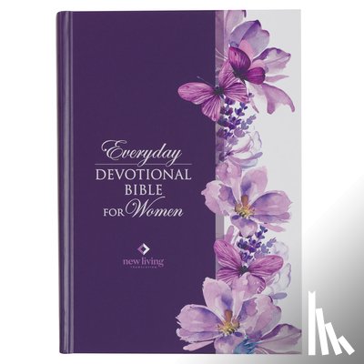 Christian Art Gifts - Devotional Bible NLT for Women (Hardcover, Purple)