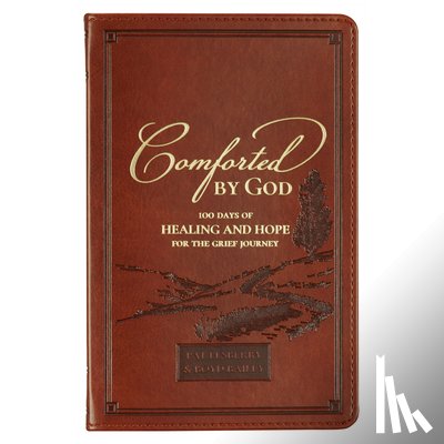 Christian Art Gifts - Devotional Comforted by God Faux Leather