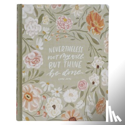 Christian Art Gifts - KJV Note-Taking Bible LP Hc Your Will Be Done Luke 22:42