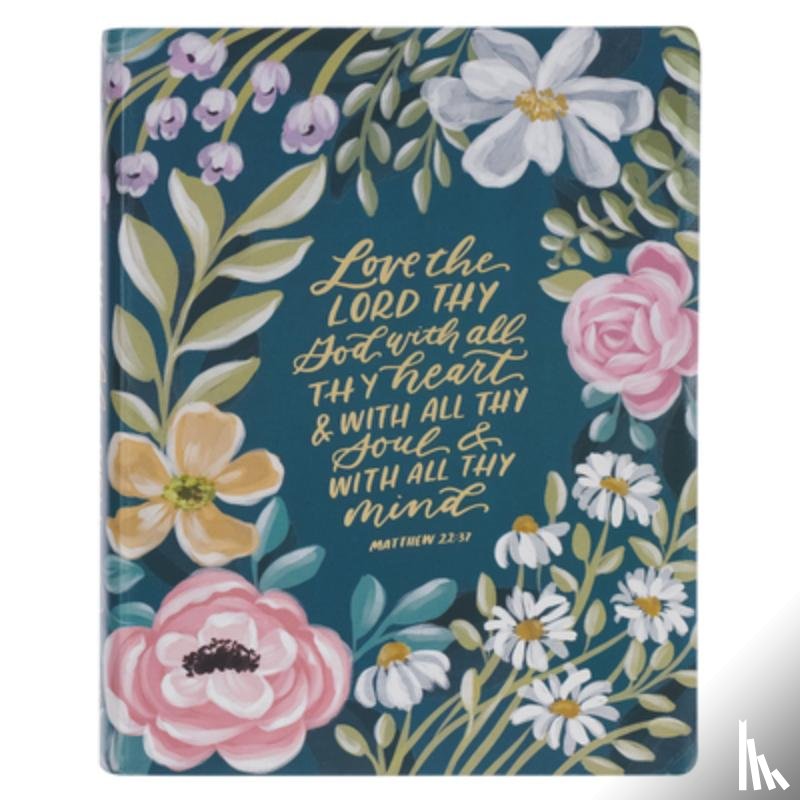 Christian Art Gifts - KJV Note-Taking Bible LP Faux Leather Love the Lord Matt. 22:37
