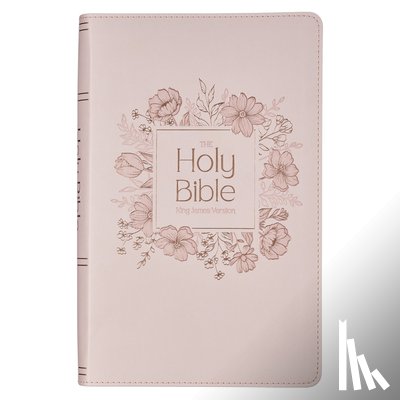 Christian Art Gifts - KJV Bible Giant Print Faux Leather, Pink