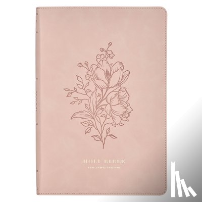 Christian Art Gifts - KJV Bible Thinline LP Faux Leather Trust, Pink