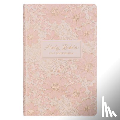 Christian Art Gifts - KJV Bible Deluxe Gift Faux Leather, Pink