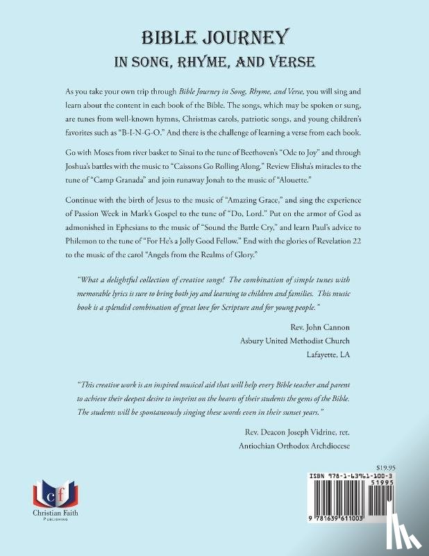 Soileau, D. Arlene Ermshar - Bible Journey In Song, Rhyme, and Verse