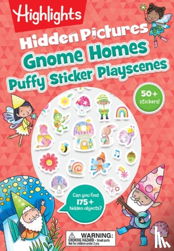 Highlights - Gnome Homes Hidden Pictures Puffy Sticker Playscenes
