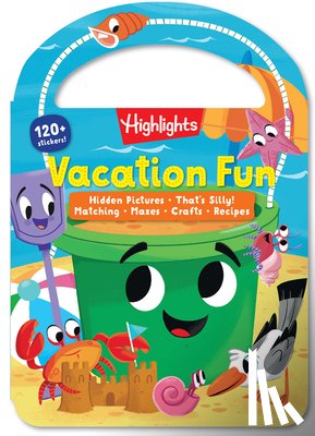 Highlights - Vacation Fun: Kids Travel Activity Book for Ages 36 with Over 120 Stickers, Puzzles, Crafts and Games for Road Trips, Vacations and Travel
