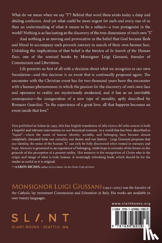 Giussani, Luigi - In Search of the Human Face