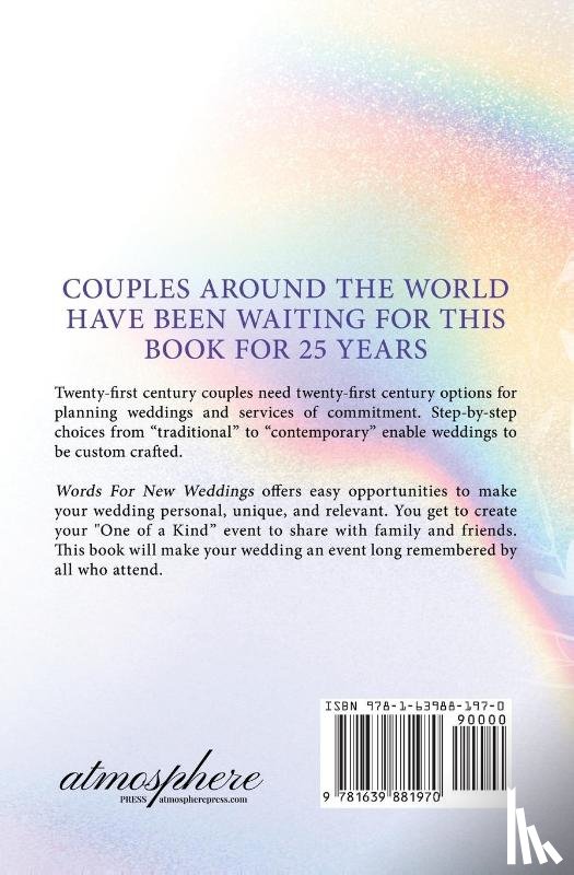 Glusker, David, Blackstone, Thom - Words For New Weddings