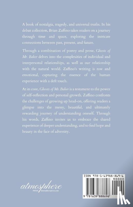 Zaffino, Brian - Ghosts of Mr. Baker