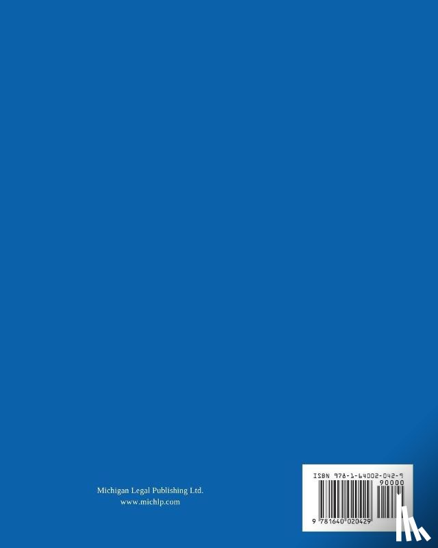 Michigan Legal Publishing Ltd - Michigan Court Rules; 2018 Edition