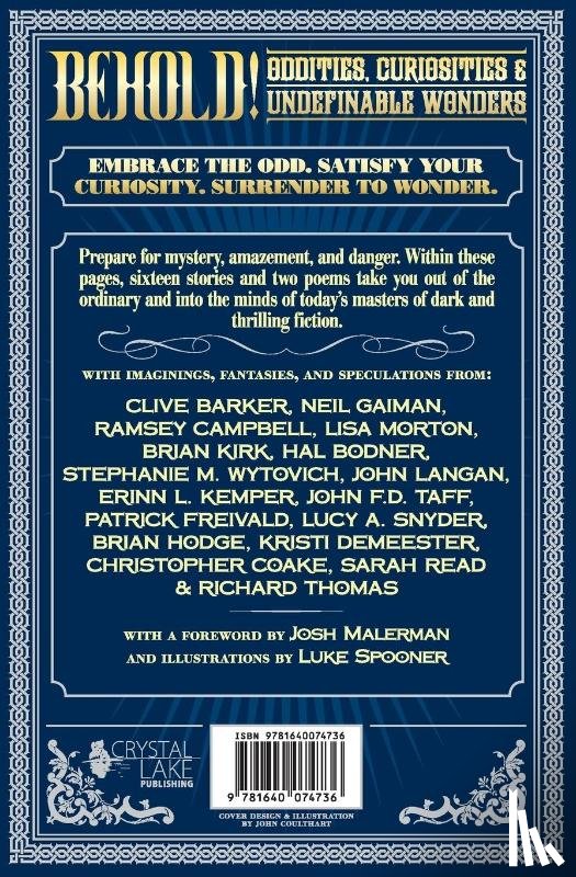Barker, Clive (Rose Bruford College London), Gaiman, Neil, Campbell, Ramsey - Behold!