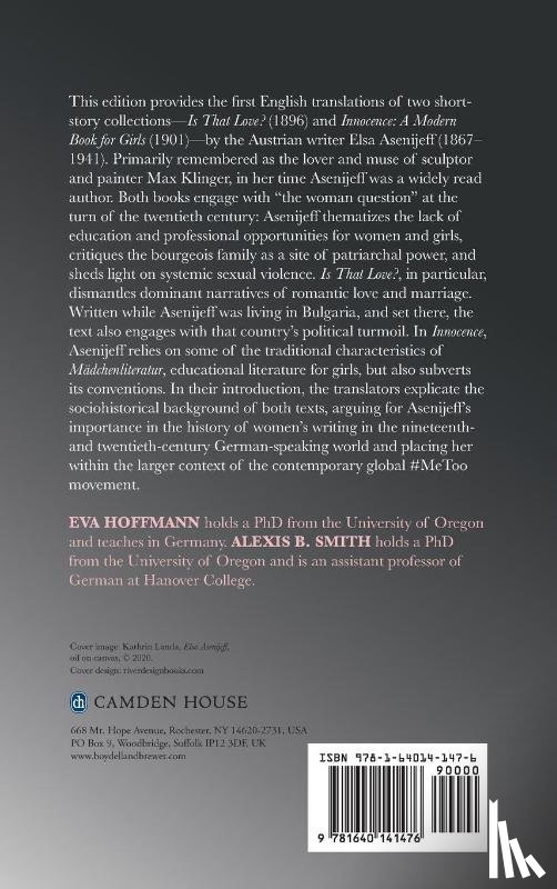 Asenijeff, Elsa - Elsa Asenijeff’s Is That Love? and Innocence