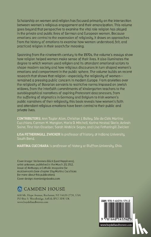  - Women, Religion, and Emotions in Modern Germany and Beyond