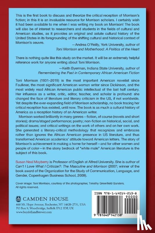 Neal Mayberry, Susan (Royalty Account) - The Critical Life of Toni Morrison