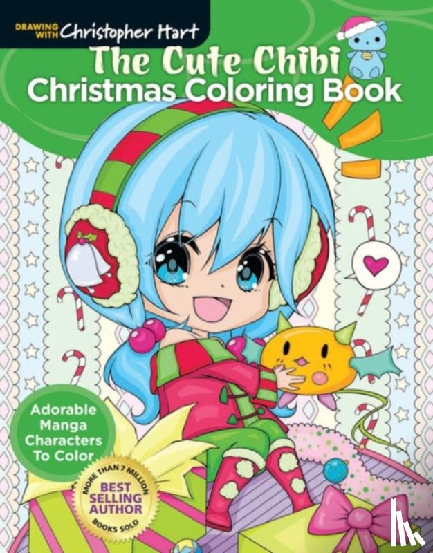 Hart, Christopher - The Cute Chibi Christmas Coloring Book