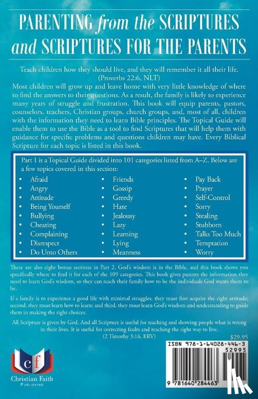 Lovis, Mark - Parenting from the Scriptures and Scriptures for the Parents