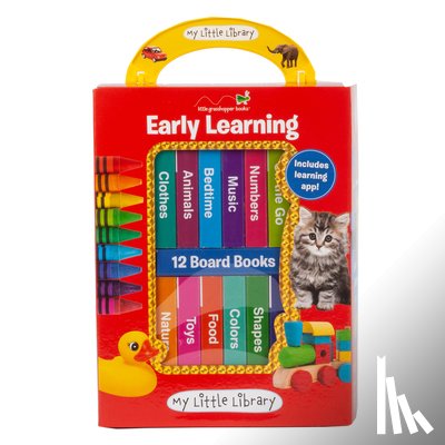 Little Grasshopper Books - My Little Library: Early Learning - First Words (12 Board Books)