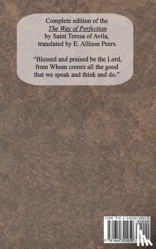 Teresa of Avila, St - The Way of Perfection
