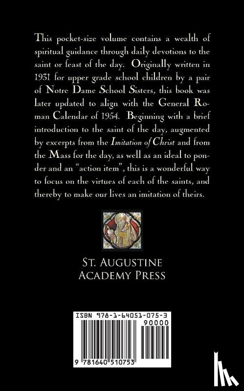 Fidelis, Sister Mary, Charitas, Sister Mary - A Character Calendar