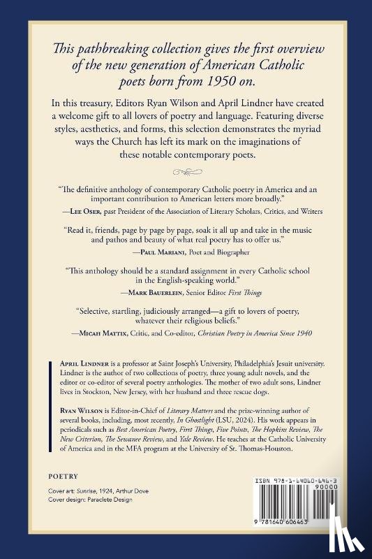 Lindner, April - Contemporary Catholic Poetry